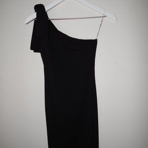 Fashion Nova Black Bow Pencil Dress